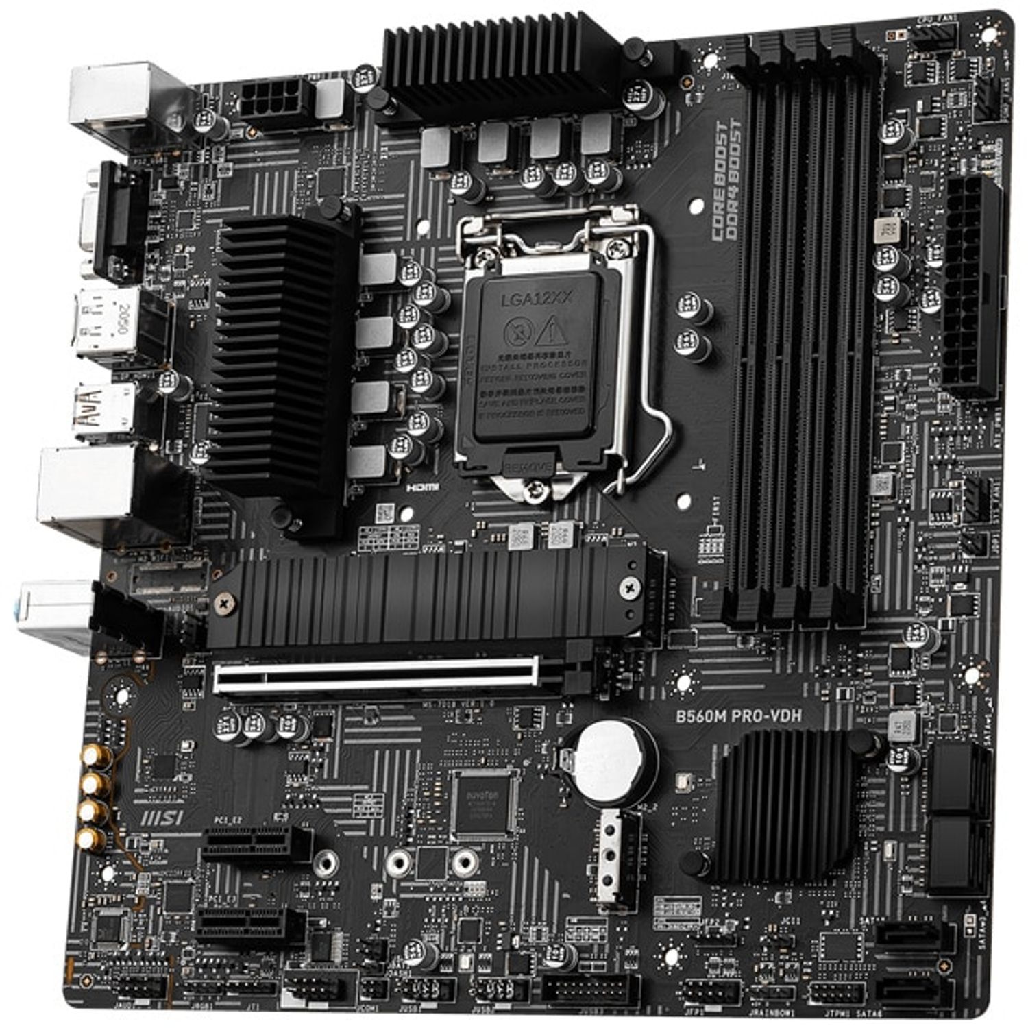 Placa de baza MSI B560M Pro-VDH, Socket 1200 (4719072813444) fotografia produsului View 2 L