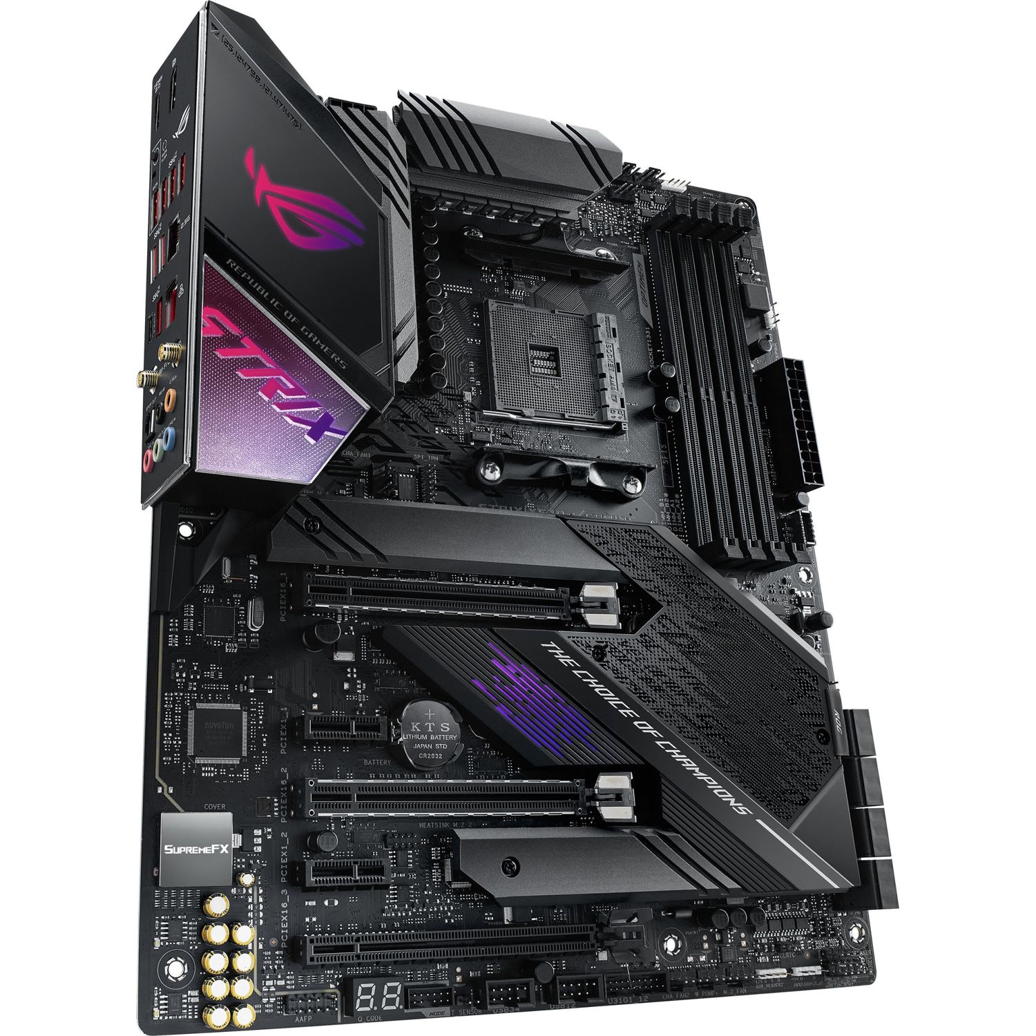 Placa de baza Asus ROG Strix X570-E Gaming, Socket AM4 (4718017380515) fotografia produsului View 3 L