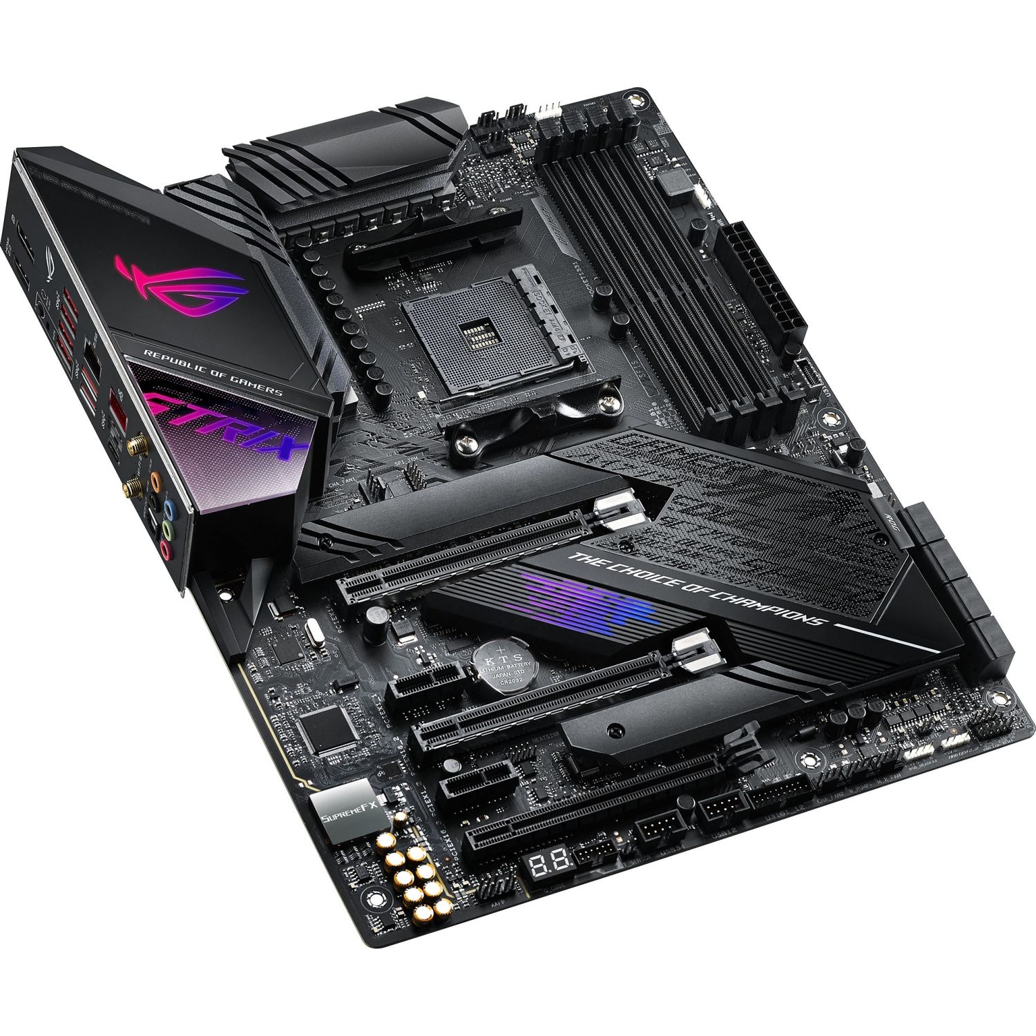 Placa de baza Asus ROG Strix X570-E Gaming, Socket AM4 (4718017380515) fotografia produsului View 4 L