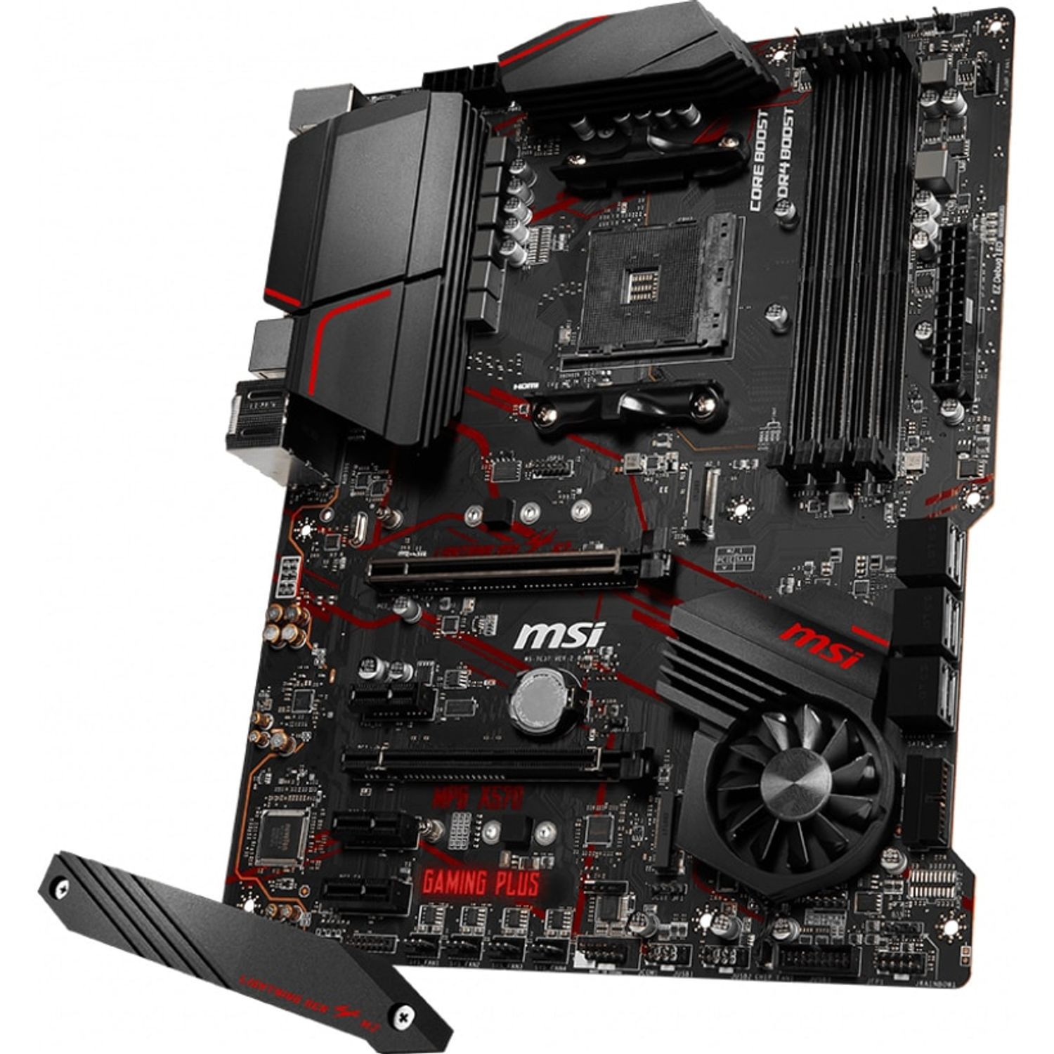 Placa de baza MSI MPG X570 Gaming Plus, Socket AM4 (4719072652517) fotografia produsului View 2 L