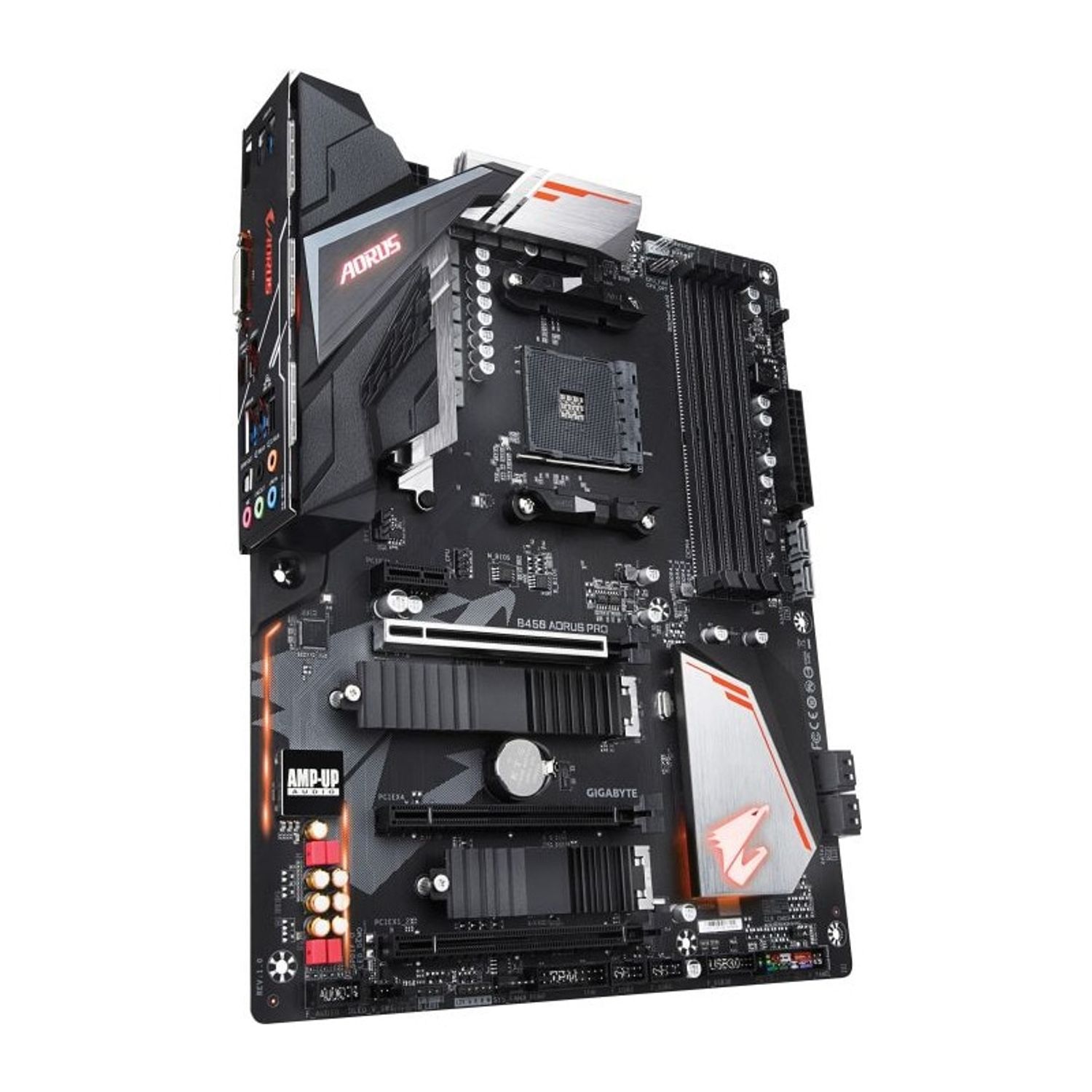 Placa de baza Gigabyte B450 Aorus Pro, Socket AM4 (4719331803841) fotografia produsului View 2 L