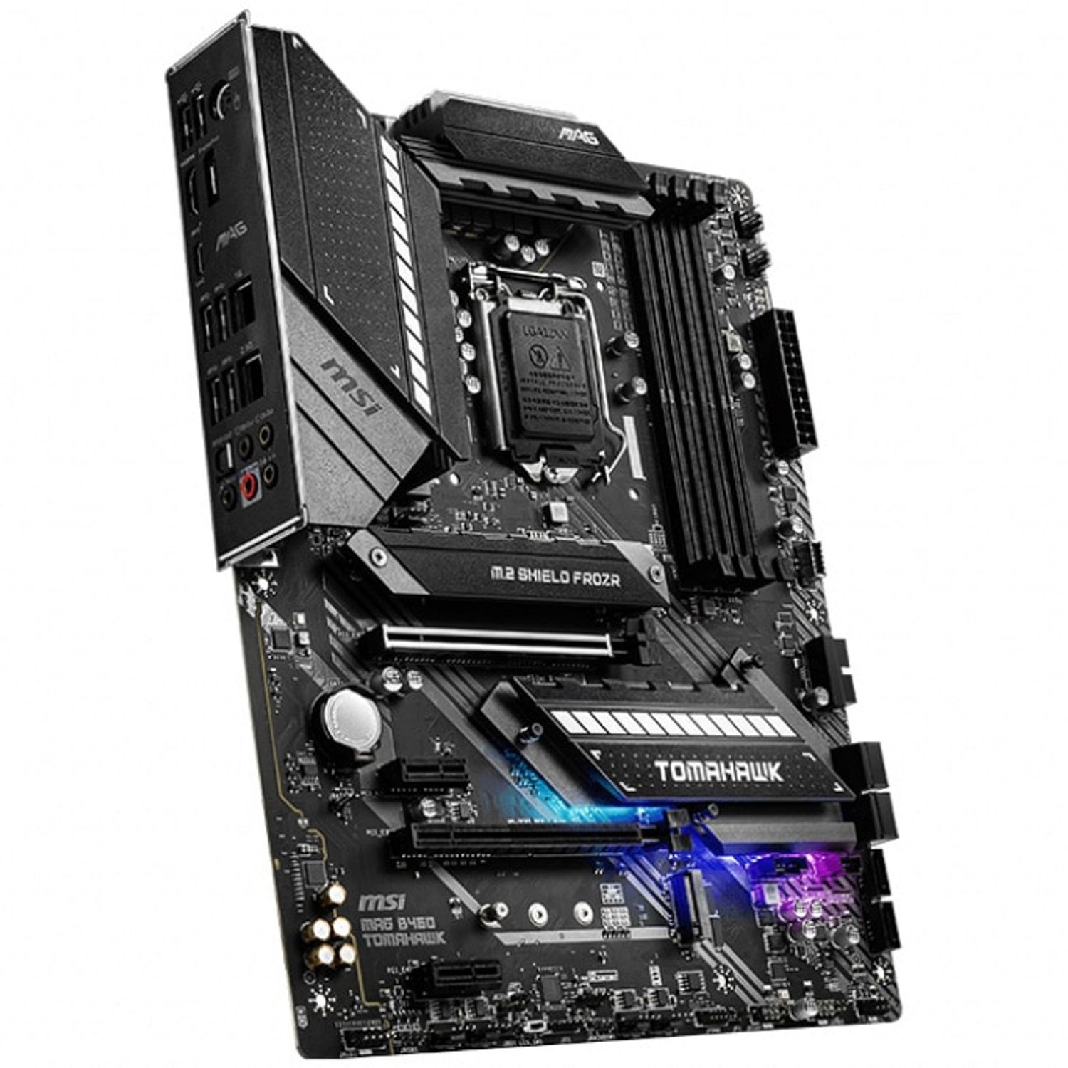 Placa de baza MSI MAG B460 Tomahawk, Socket 1200 (4719072730369) fotografia produsului View 2 L