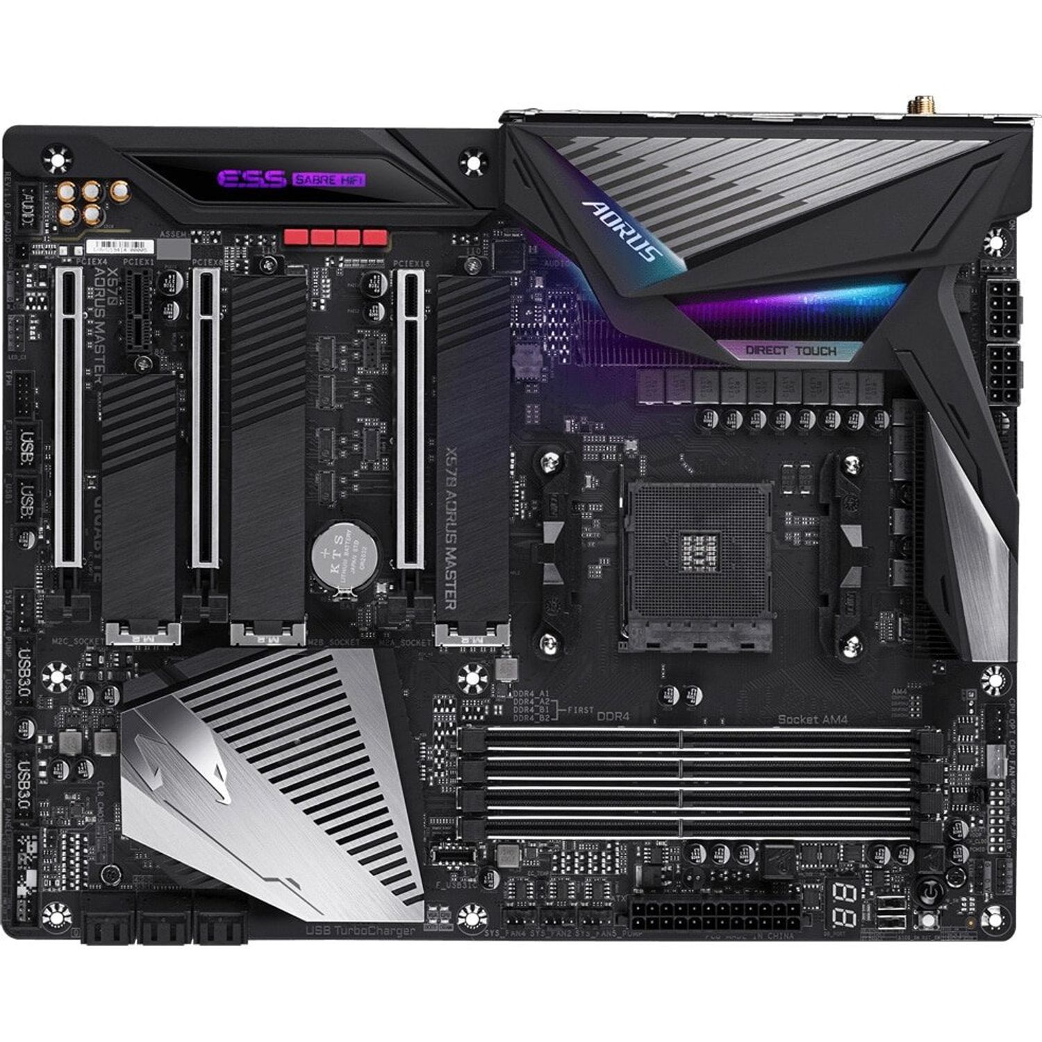 Placa de baza Gigabyte X570 Aorus Master Socket Am4 (4719331805654) fotografia produsului