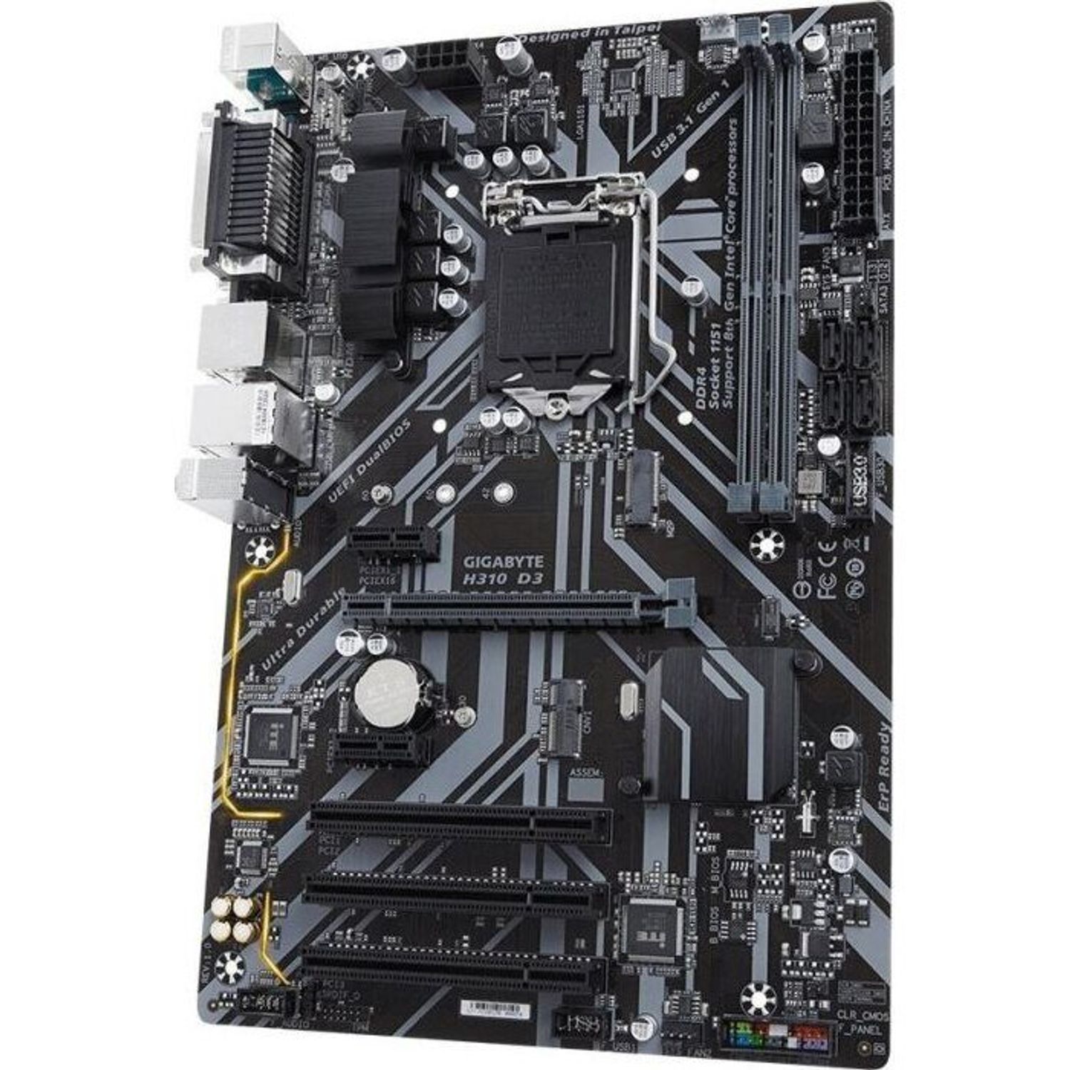 Placa de baza Gigabyte H310 D3, Socket 1151 (4719331803407) fotografia produsului