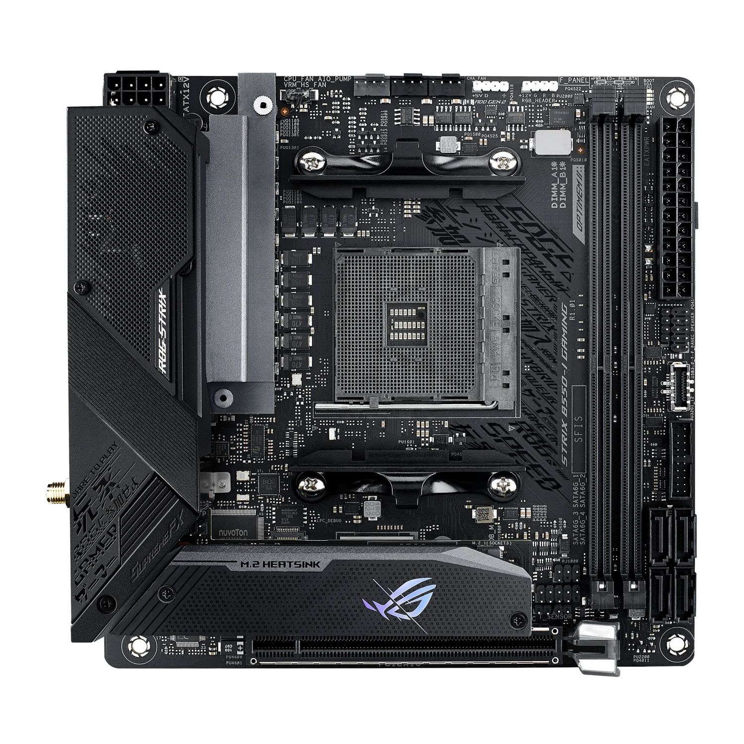 Placa de baza Asus ROG Strix B550-I Gaming, Socket AM4 (4718017786379) fotografia produsului