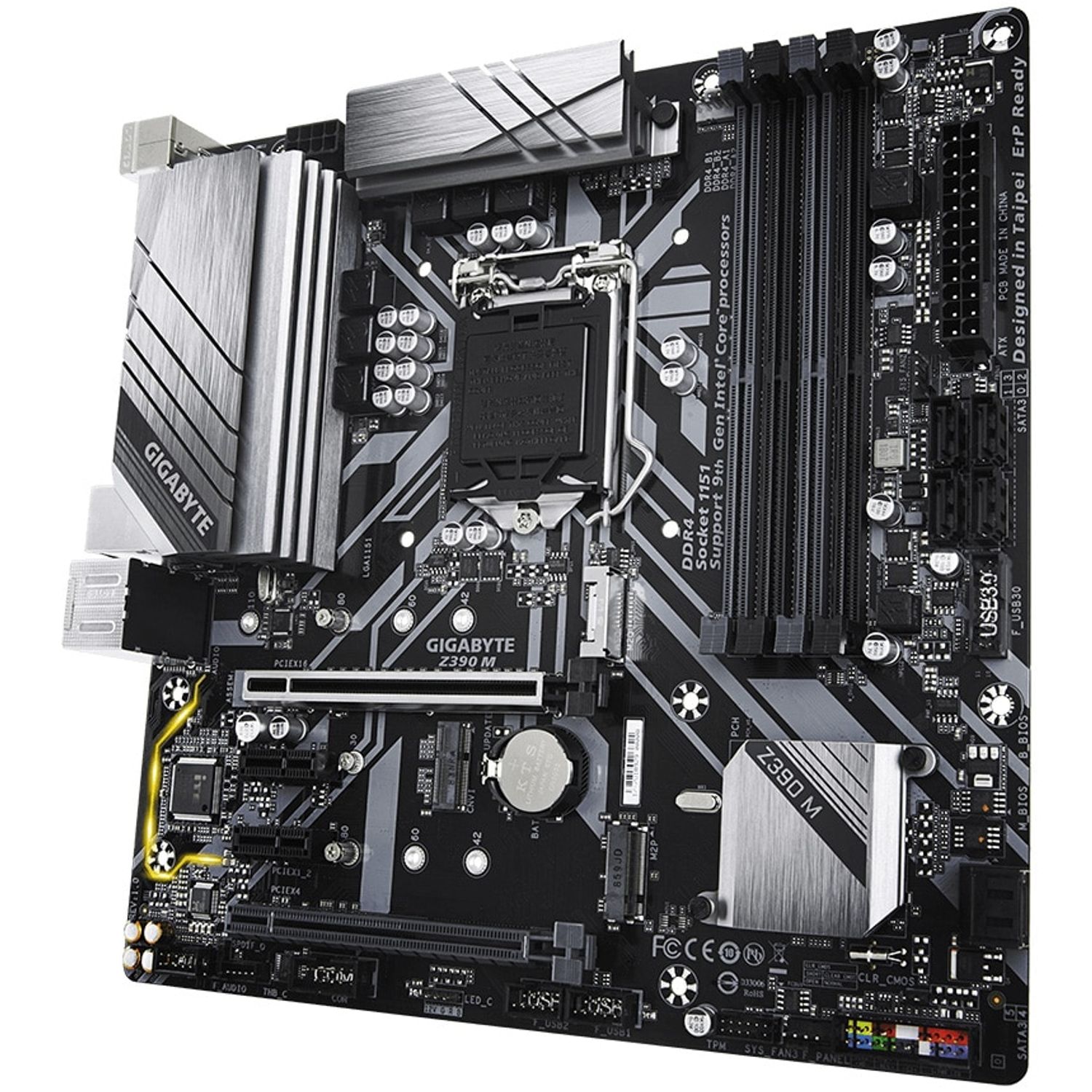 Placa de baza Gigabyte Z390 M, Socket 1151 (4719331804848) fotografia produsului View 4 L