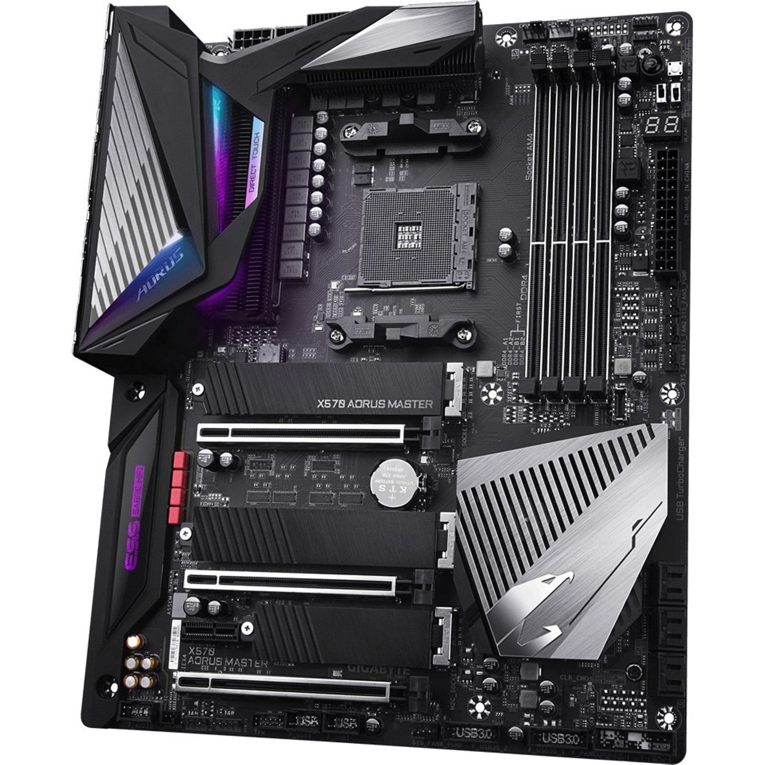 Placa de baza Gigabyte X570 Aorus Master Socket Am4 (4719331805654) fotografia produsului View 2 L