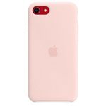 Husa de protectie Apple Silicone Case pentru iPhone SE 3, Chalk Pink fotografia produsului View 3 S
