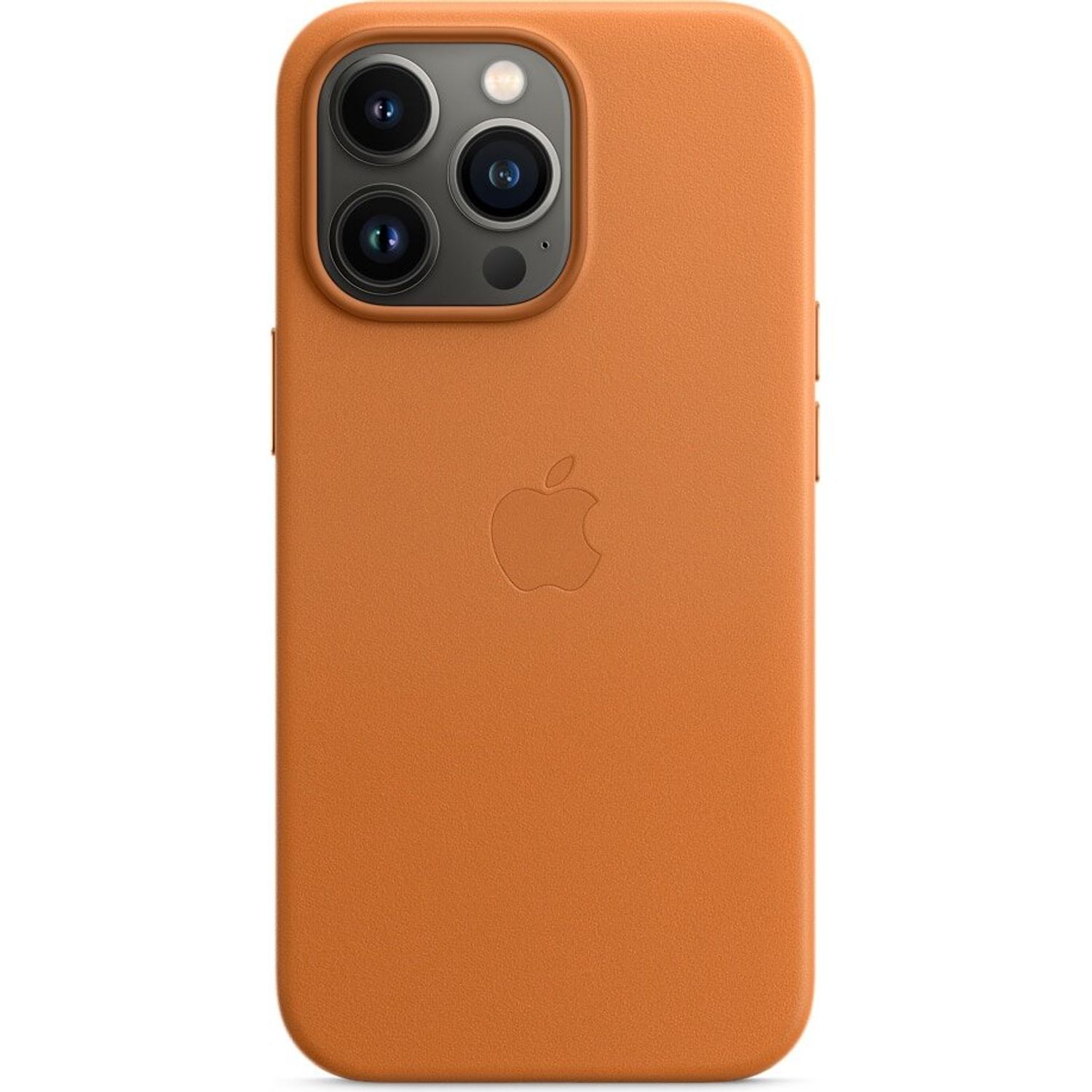 Husa de protectie Apple Leather Case with MagSafe pentru iPhone 13 Pro, Golden Brown fotografia produsului