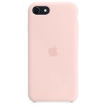 Husa de protectie Apple Silicone Case pentru iPhone SE 3, Chalk Pink fotografia produsului View 2 S