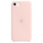 Husa de protectie Apple Silicone Case pentru iPhone SE 3, Chalk Pink fotografia produsului