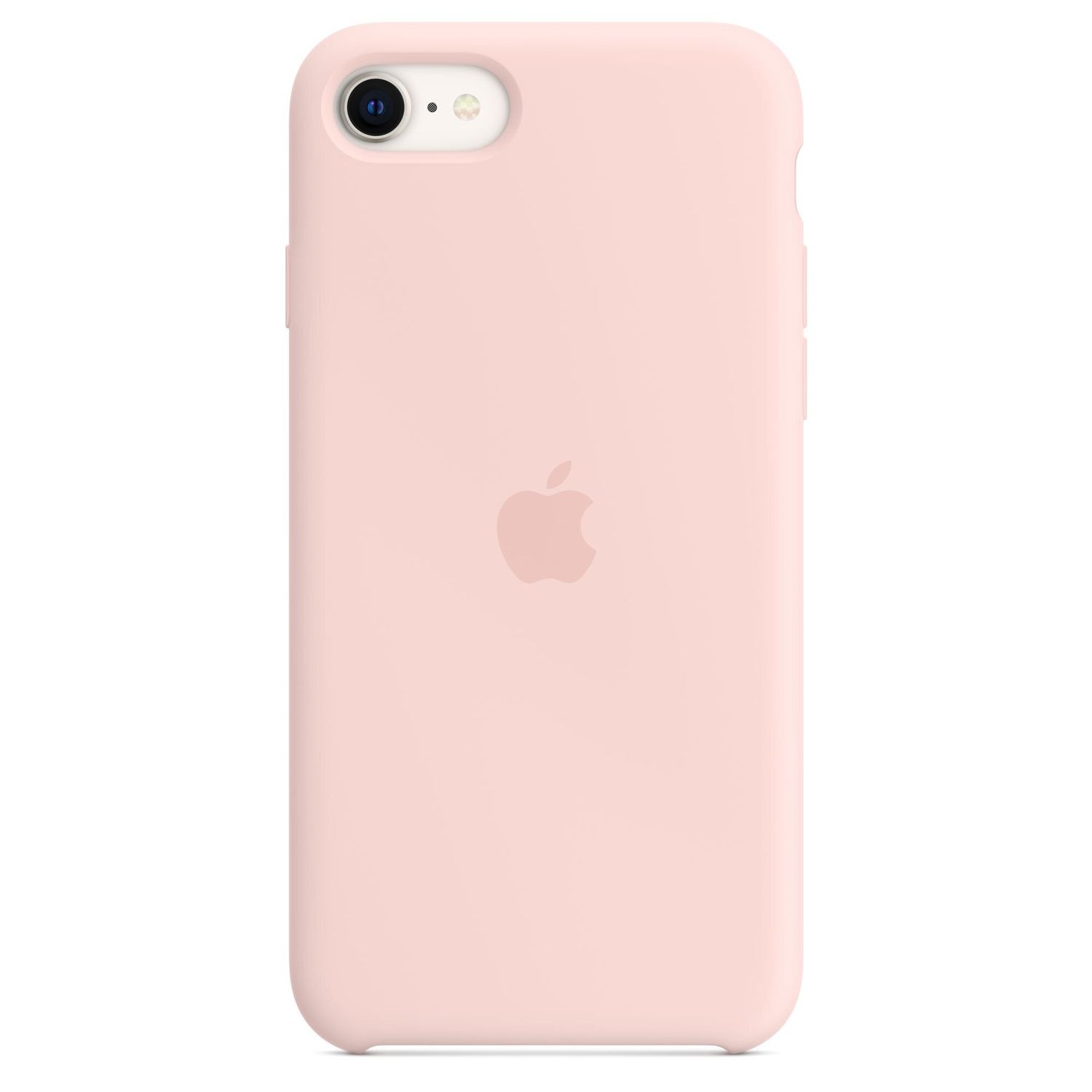 Husa de protectie Apple Silicone Case pentru iPhone SE 3, Chalk Pink fotografia produsului
