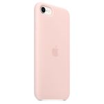 Husa de protectie Apple Silicone Case pentru iPhone SE 3, Chalk Pink fotografia produsului View 4 S