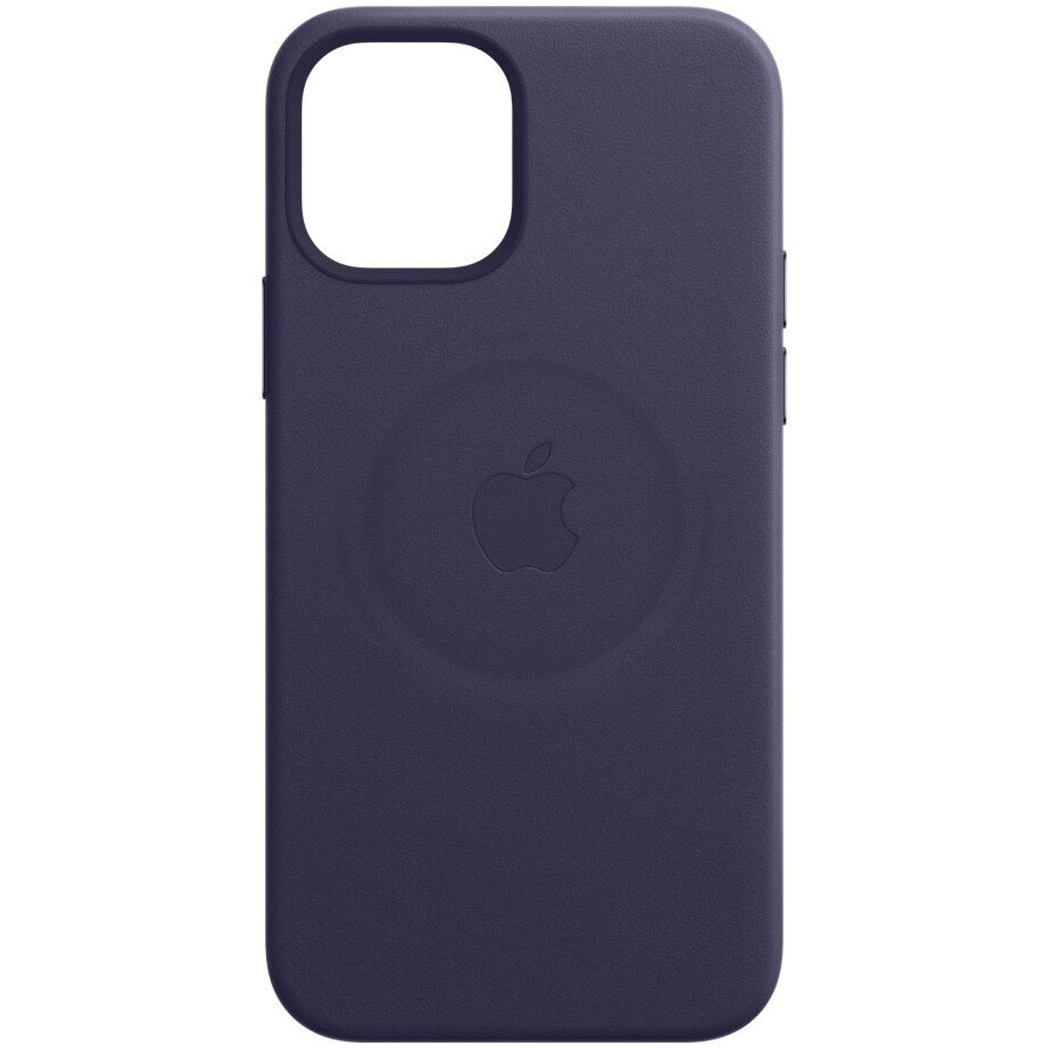 Husa de protectie Apple Leather Case MagSafe pentru iPhone 12/12 Pro, Deep Violet fotografia produsului