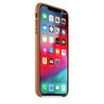 Husa de protectie Apple pentru iPhone XS Max, Piele, Saddle Brown fotografia produsului View 2 S