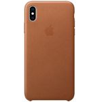 Husa de protectie Apple pentru iPhone XS Max, Piele, Saddle Brown fotografia produsului