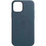 Husa de protectie Apple Leather Case MagSafe pentru iPhone 12 mini, Baltic Blue fotografia produsului