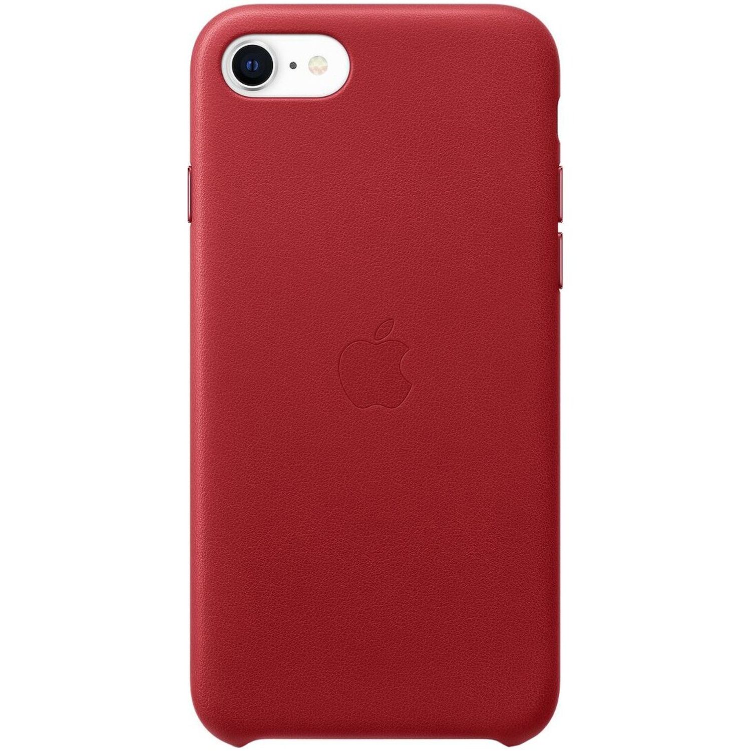 Husa de protectie Apple pentru iPhone SE 2, Piele, Red fotografia produsului