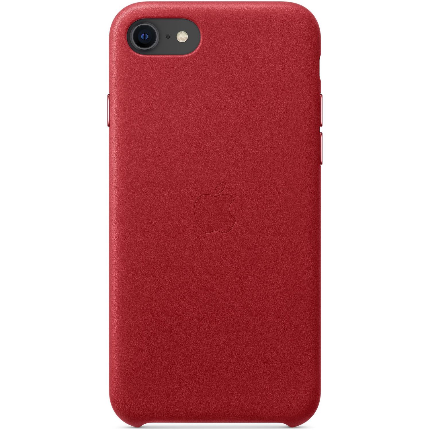 Husa de protectie Apple pentru iPhone SE 2, Piele, Red fotografia produsului View 4 L