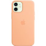 Husa de protectie Apple Silicone Case MagSafe pentru IPhone 12 mini, Cantaloupe fotografia produsului View 2 S
