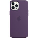 Husa de protectie Apple Silicone Case MagSafe pentru Iphone 12 Pro Max, Amethyst fotografia produsului View 3 S