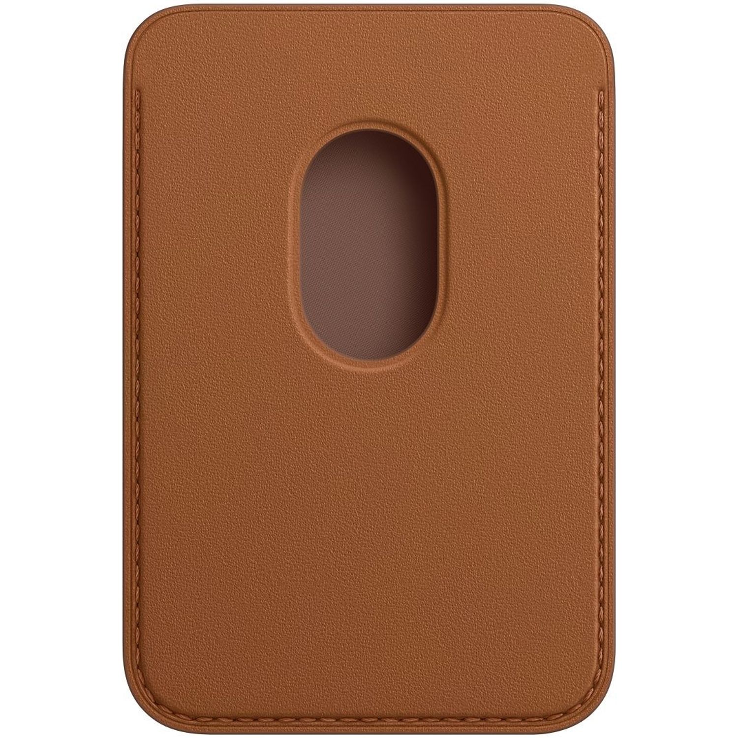 Husa de protectie Apple Leather Wallet MagSafe pentru iPhone, Saddle Brown fotografia produsului View 2 L