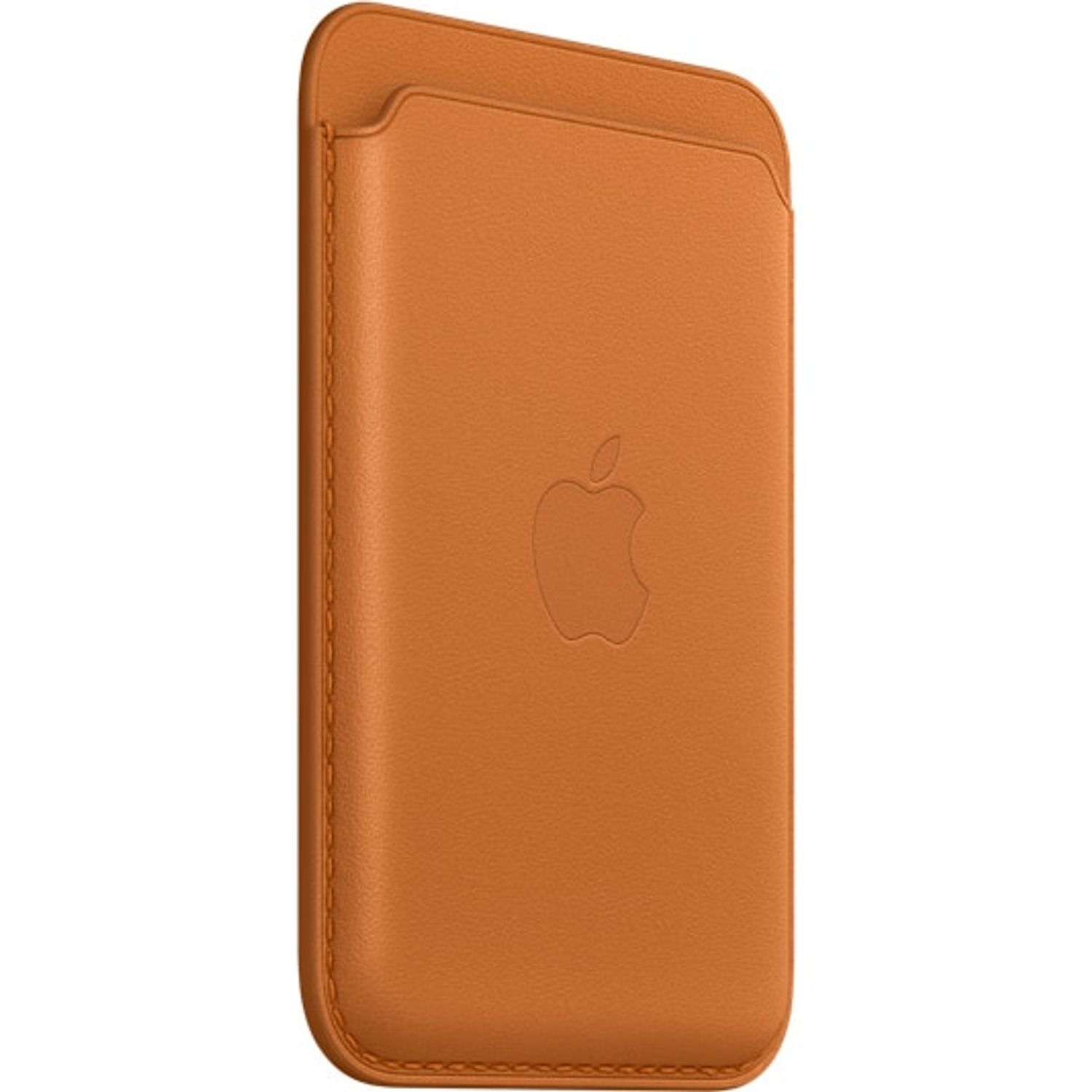 Husa de protectie Apple Leather Wallet MagSafe pentru iPhone, Golden Brown fotografia produsului View 2 L