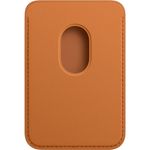 Husa de protectie Apple Leather Wallet MagSafe pentru iPhone, Golden Brown fotografia produsului View 3 S