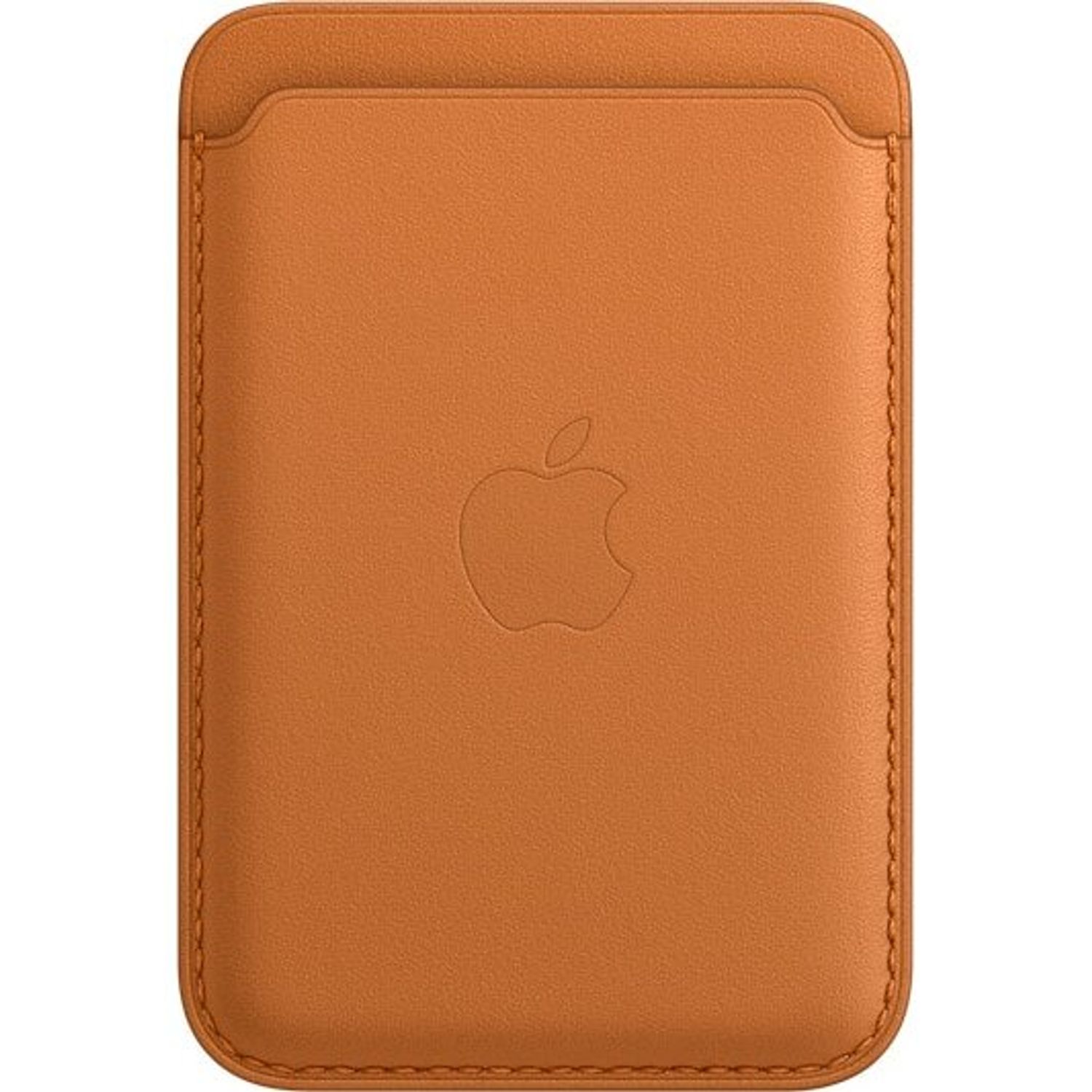 Husa de protectie Apple Leather Wallet MagSafe pentru iPhone, Golden Brown fotografia produsului