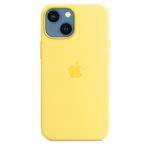 Husa de protectie Apple Silicone Case with MagSafe pentru iPhone 13 mini, Lemon Zest fotografia produsului View 3 S