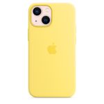 Husa de protectie Apple Silicone Case with MagSafe pentru iPhone 13 mini, Lemon Zest fotografia produsului