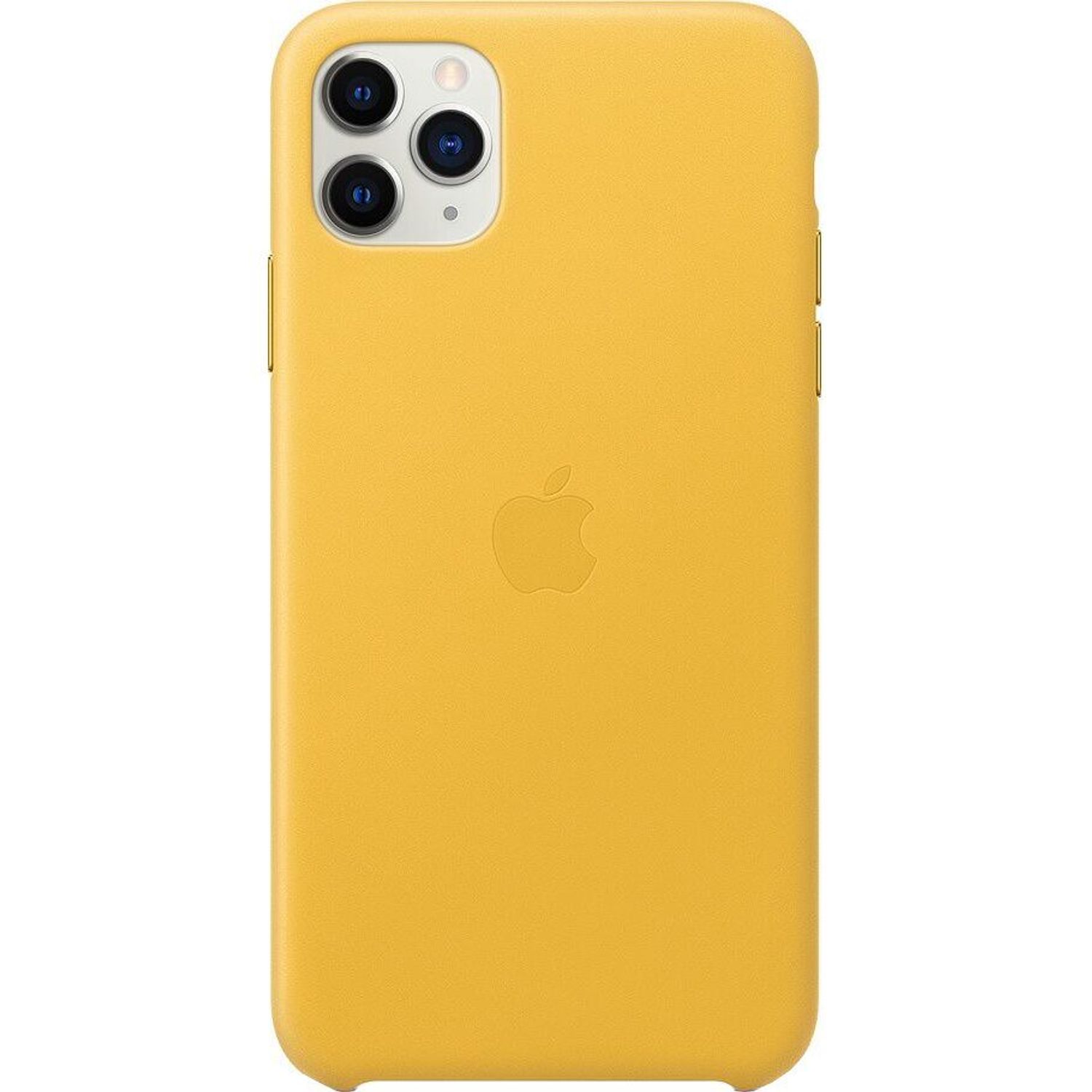 Husa de protectie Apple pentru iPhone 11 Pro Max, Piele, Meyer Lemon fotografia produsului