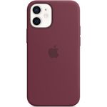 Husa de protectie Apple Silicone Case MagSafe pentru iPhone 12 mini, Plum fotografia produsului