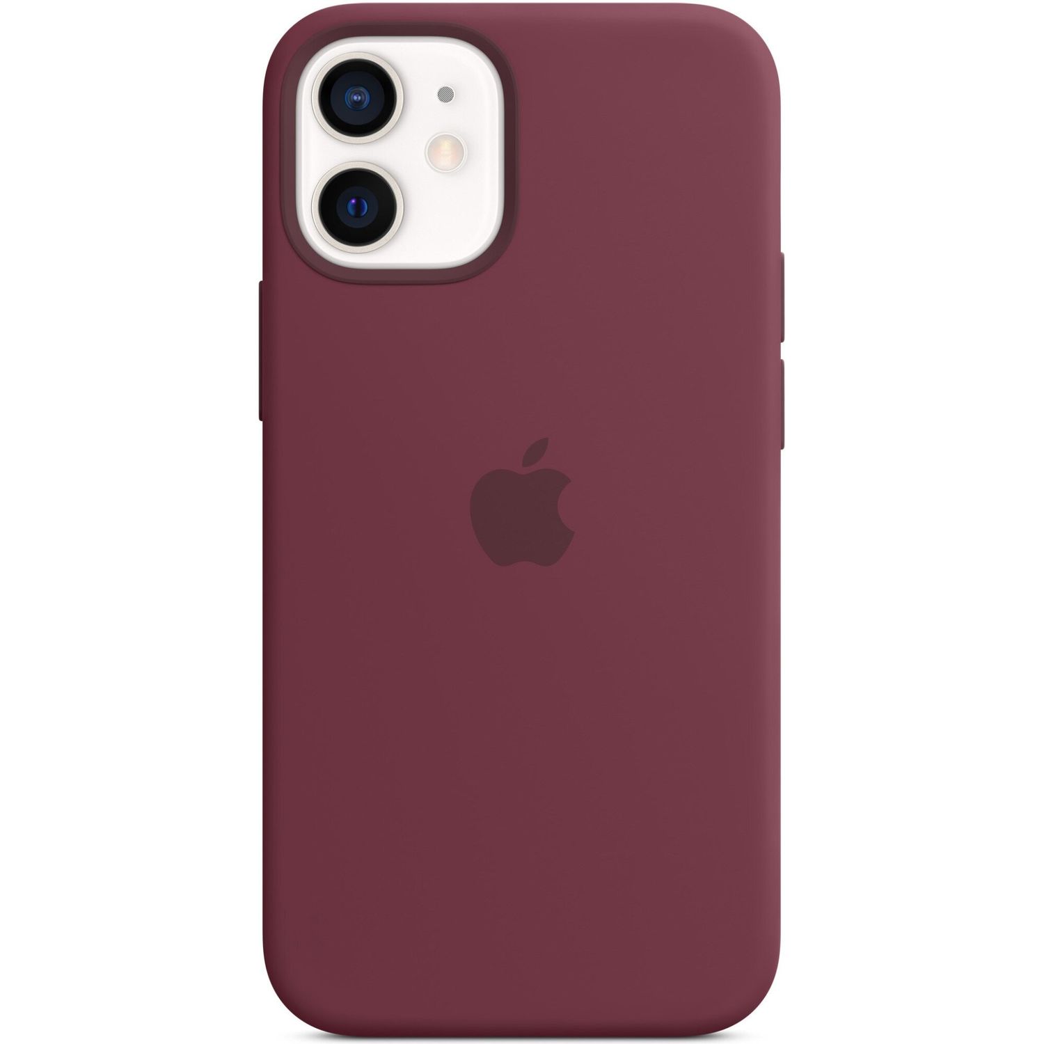 Husa de protectie Apple Silicone Case MagSafe pentru iPhone 12 mini, Plum fotografia produsului