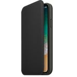 Husa de protectie Apple Folio pentru iPhone X, Piele, Black fotografia produsului View 2 S