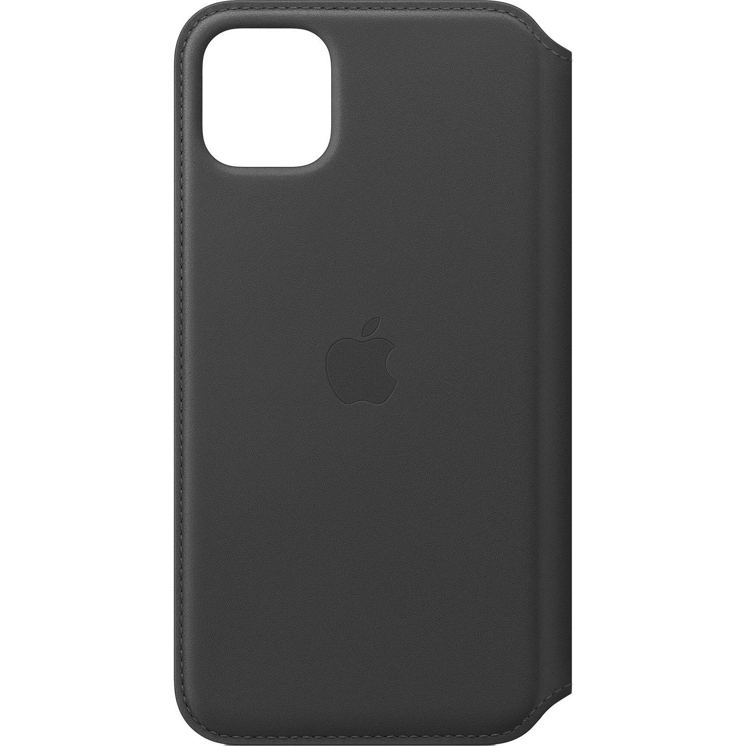 Husa de protectie Apple pentru iPhone 11 Pro Max, Leather Folio - Black fotografia produsului