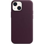 Husa de protectie Apple Leather Case with MagSafe pentru iPhone 13 mini, Dark Cherry fotografia produsului