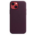Husa de protectie Apple Leather Case with MagSafe pentru iPhone 13 mini, Dark Cherry fotografia produsului View 3 S