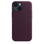 Husa de protectie Apple Leather Case with MagSafe pentru iPhone 13 mini, Dark Cherry fotografia produsului View 4 S