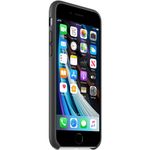 Husa de protectie Apple pentru iPhone SE 2, Piele, Black fotografia produsului View 6 S