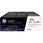 Toner HP 312A, Tri Pack, C/M/Y fotografia produsului