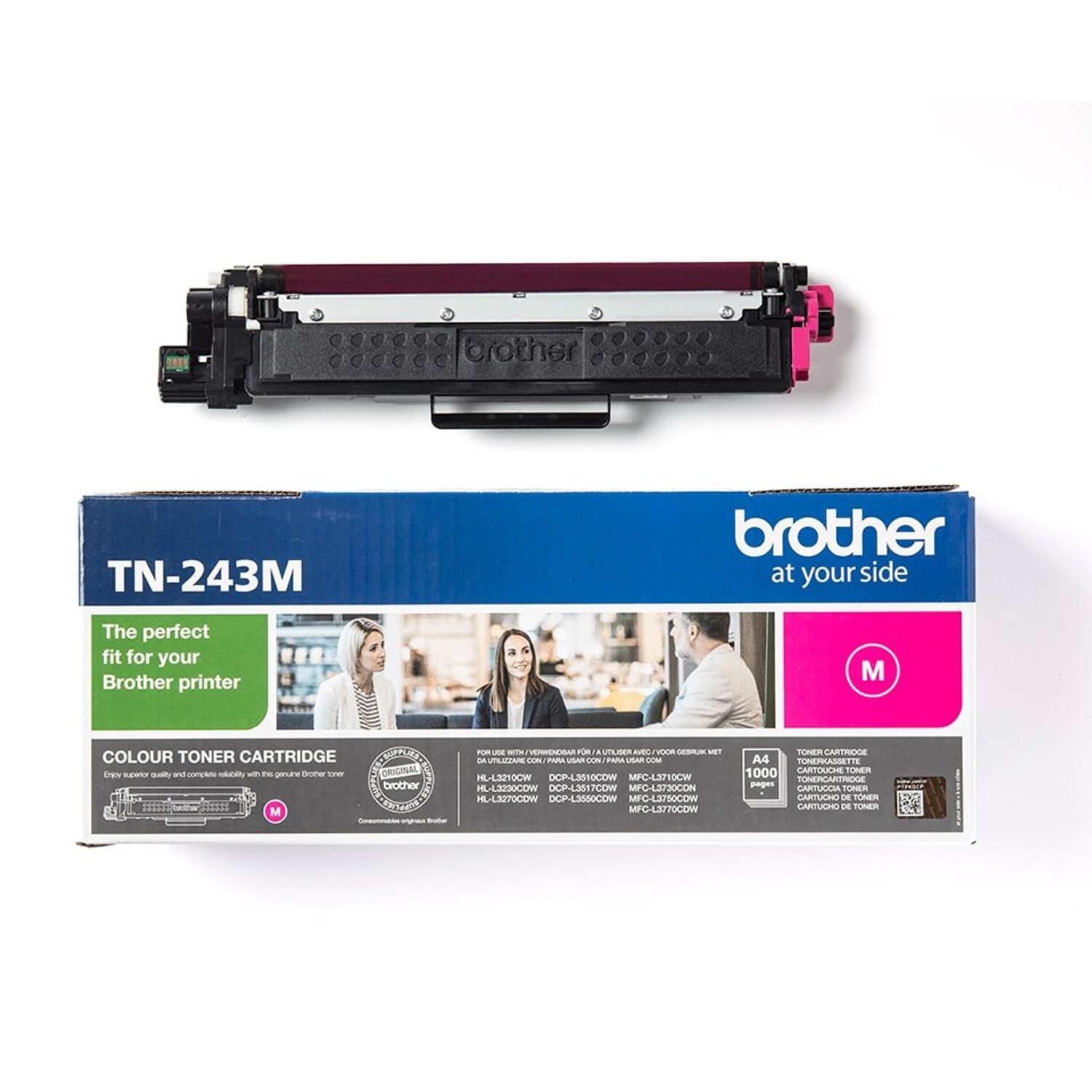 Toner Broter TN-243M, Magenta fotografia produsului View 3 L