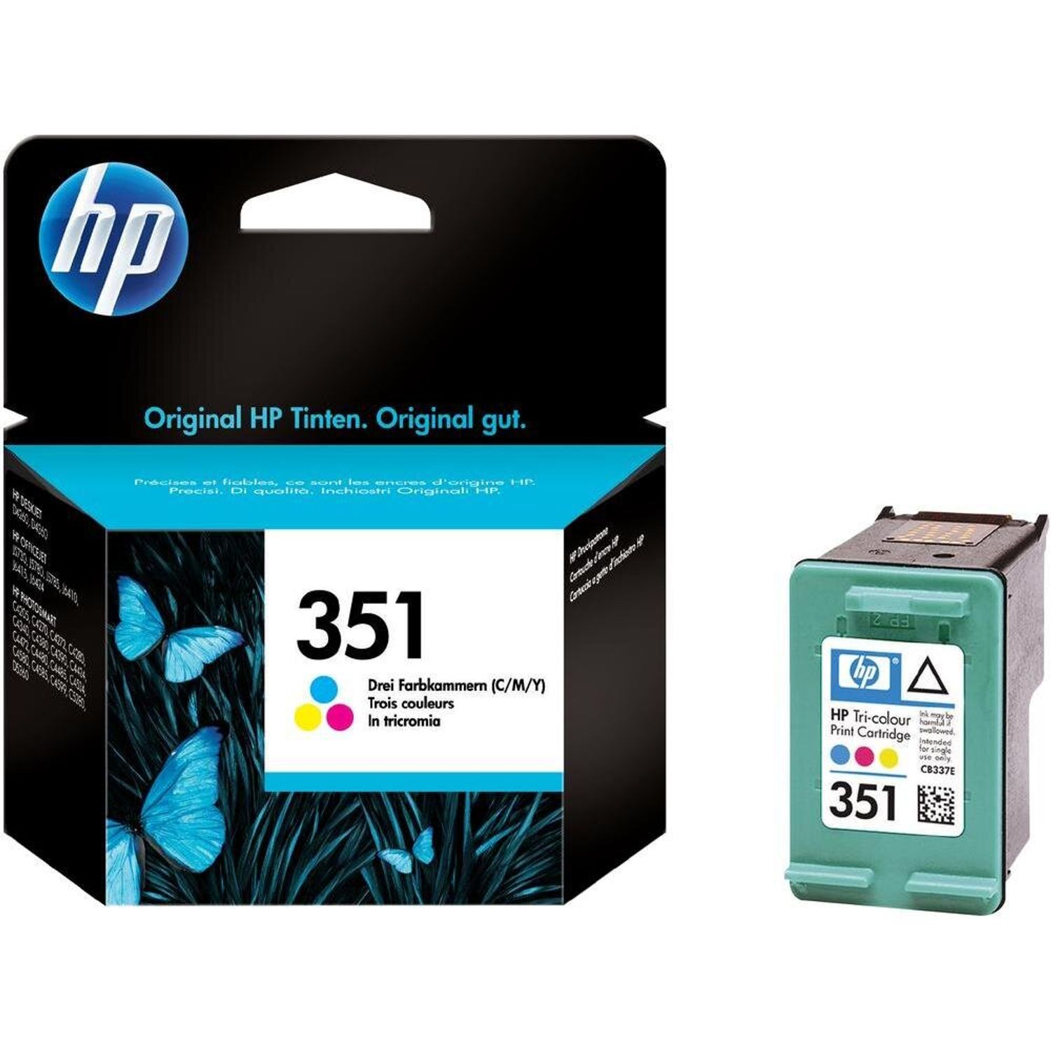 Cartus HP CB337EE #351 Color fotografia produsului