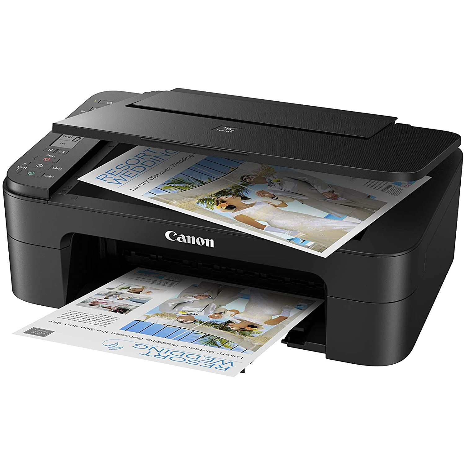 Multifunctional Inkjet Canon Pixma TS3350, wifi, negru fotografia produsului View 3 L