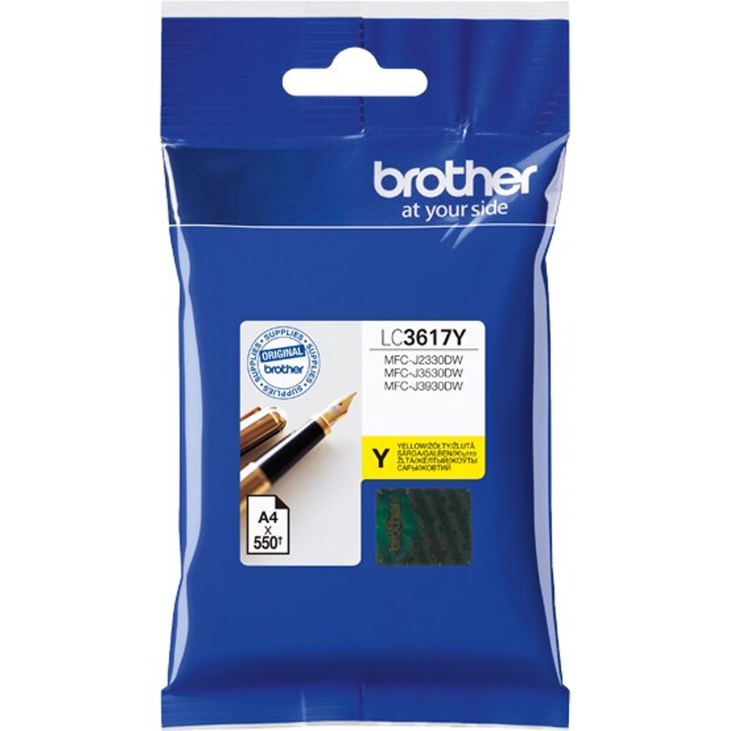 Cartus Brother LC3617Y, Galben fotografia produsului View 2 L