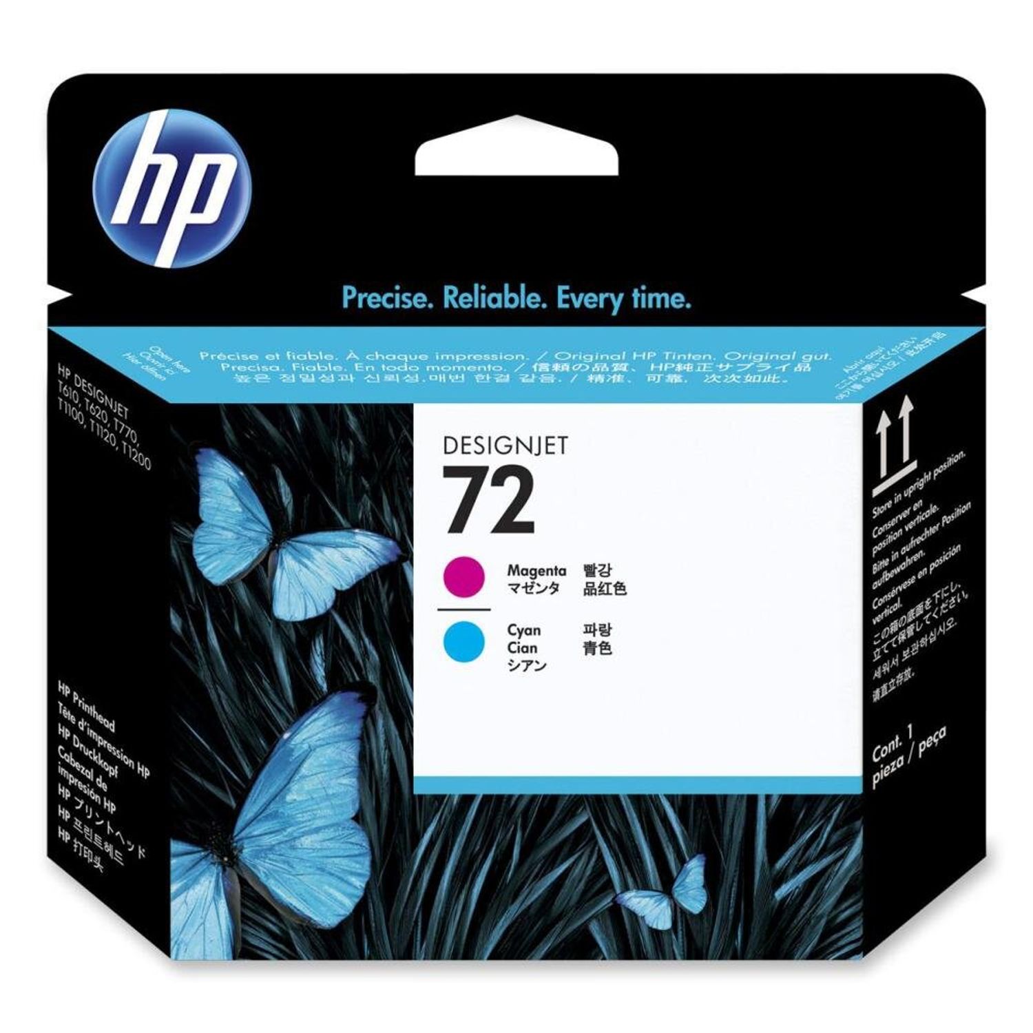 Cap de printare HP #72 Magenta, Cyan fotografia produsului