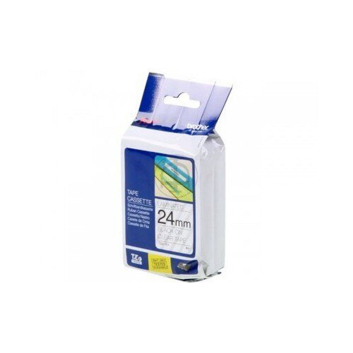 Banda continua laminata Brother TZE151, 24mm, 8m fotografia produsului