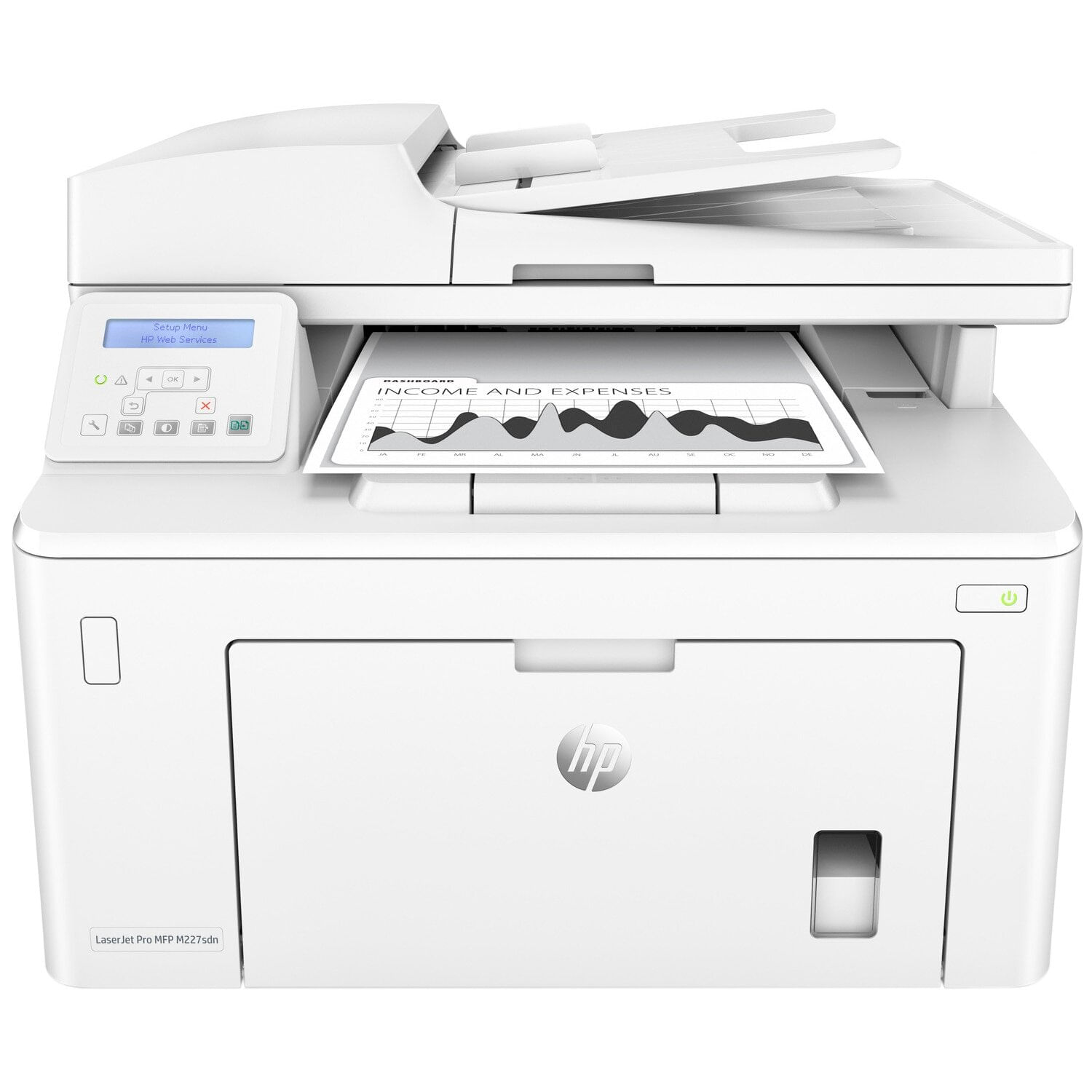 Multifunctional laser HP Jet Pro M227sdn, ADF, Duplex, retea,A4 fotografia produsului