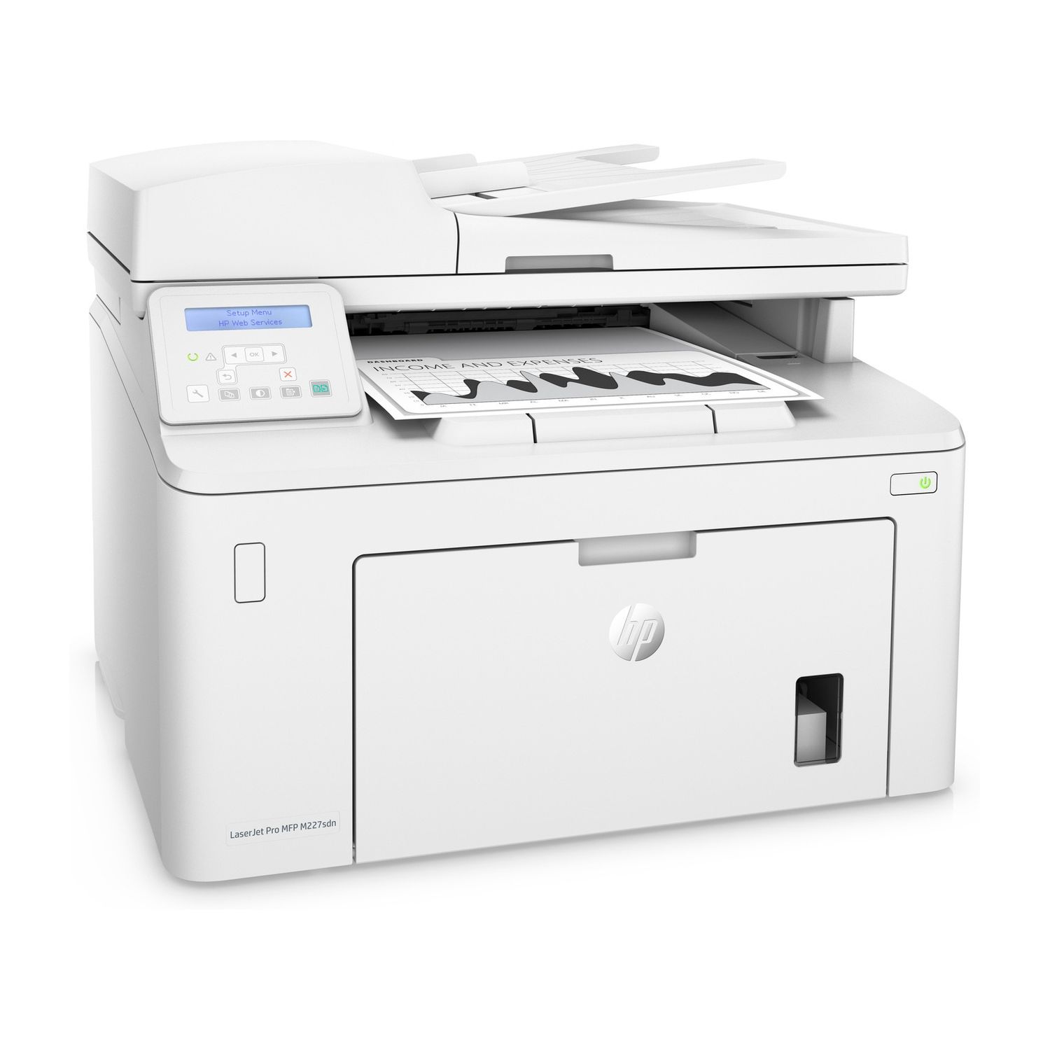 Multifunctional laser HP Jet Pro M227sdn, ADF, Duplex, retea,A4 fotografia produsului View 3 L