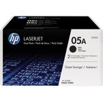 Toner HP 05A, Dual Pack, Negru fotografia produsului